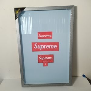 Supreme x Oliver Gal Framed Box Logos Wall Art 16x24